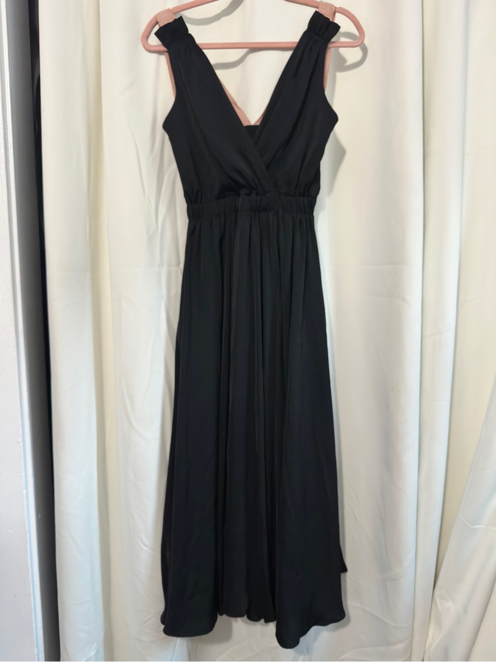 Banana Republic Black V-Neck Maxi Dress